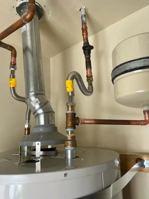 Water heater installation and plumbing repair in Meadows Terrace