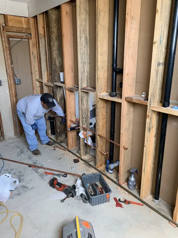 Commercial rough-in plumbing for Trenchless Sewer Repair in Meadows Terrace